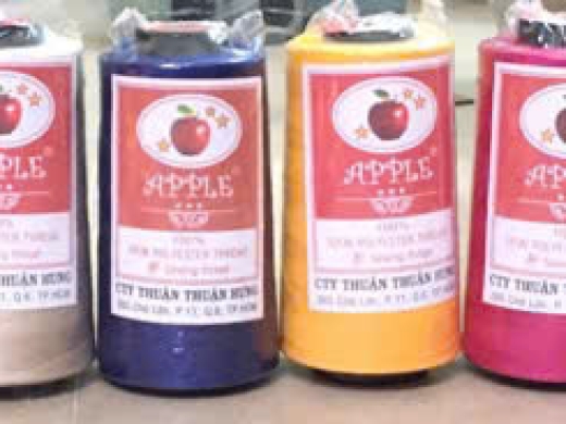 CHỈ MAY CÔNG NGHIỆP (trắng + đen + màu)